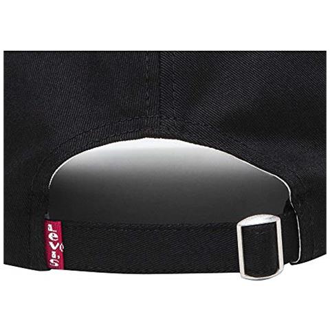 Levi's Levis Footwear And Accessories Mid Batwing Flexfit Cappellopello, Nero (regular Nero 59), Unica (taglia Produttore: Un) Uomo - Foto 2