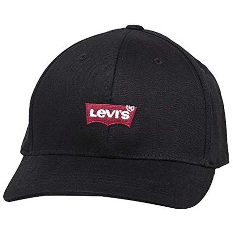 Levi's Levis Footwear And Accessories Mid Batwing Flexfit Cappellopello, Nero (regular Nero 59), Unica (taglia Produttore: Un) Uomo - Foto 1