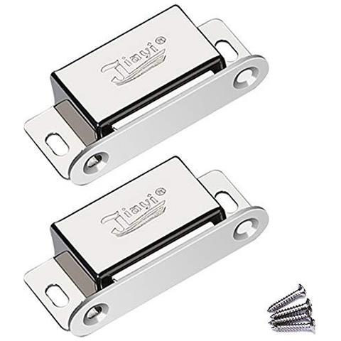 Armadio Fermo Magnetico 2 Pack Porta Magneti 10kg Pull Minuteria In Acciaio Inossidabile Magnetico Catture Chiusure Per Kitchen Wardrobe Magnet Chiudiporta Armadio Porta Chiusure - Foto 2