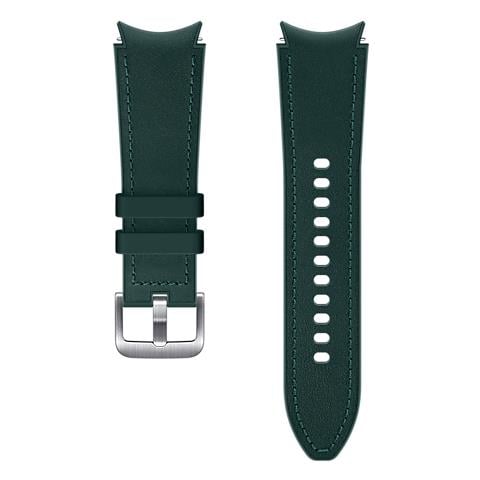 Et-shr88sgegeu Cinturino Pelle Per Galaxy Watch 4 Galaxy Watch 4 Classic Taglia S M Verde - Foto 4