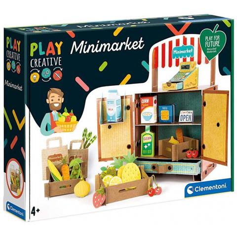 Roleplay Play Creative Minimarket Cartone 8 Pezzi - Foto 4