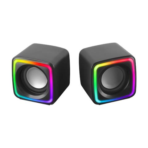 MSCUBE Altoparlanti Gaming RGB 8 W USB tipo A Colore Nero - Foto 3