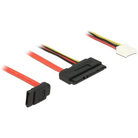 Cavo Sata - Sas 6gbit /s - Sata Combo (m) Per Alimentatore Interno 4 Pin Sata (m) - 30 Cm - Foto 2