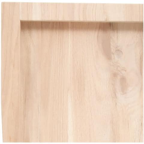 Piano Bagno 40x50x (2-6) cm in Legno Massello Non Trattato - Foto 7