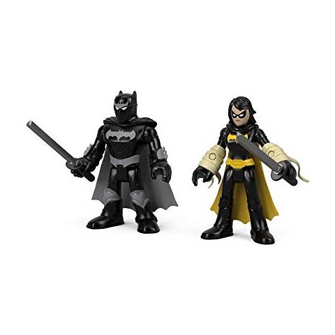 Fisher-price Imaginext Dc Super Friends, Pipistrello Nero E Batman Ninja - Foto 1