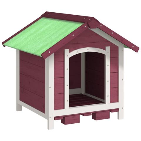 Cuccia Per Cani Moka 65x65x61,5 Cm In Legno Massello Di Pino - Foto 1