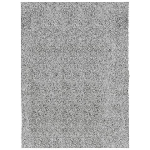 Tappeto Shaggy A Pelo Lungo Moderno Grigio 140x200 Cm - Foto 2