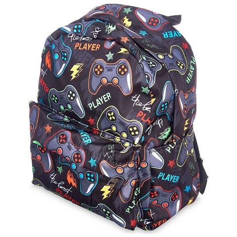 Zaino Scuola Games Multicolore 28 X 12 X 22 Cm (12 Unità) - Foto 4