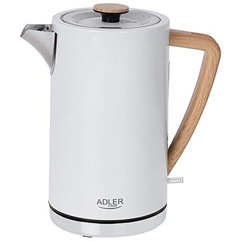 Bollitore Adler Ad 1347w Bianco Legno 2200 W 1850 W 1,7 L - Foto 1