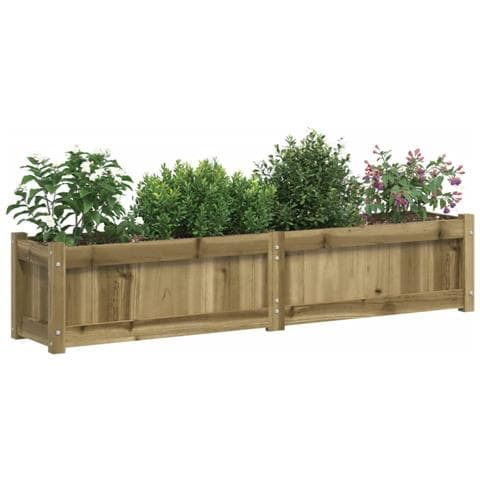 Fioriere Da Giardino 2 Pz In Legno Di Pino Impregnato - Foto 3