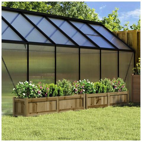 Fioriere Da Giardino 2 Pz In Legno Di Pino Impregnato - Foto 1