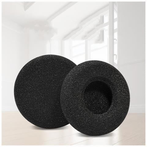 Cuscinetti Auricolari Di Ricambio Plantronics H251 H261 - Neri (tipo Solido) - Confezione Da 2 - Foto 3