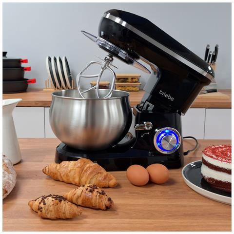Robot da Cucina KM1164B con Capacità 5 Litri 6 Velocità Potenza 1800W Bilancia da Cucina Colore Nero - Foto 8