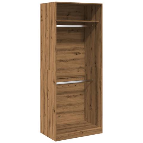 Armadio Rovere Artigianale 80x50x200 Cm In Legno Multistrato - Foto 2