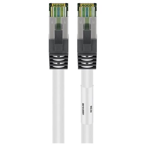 55123 cavo di rete Bianco 0,5 m Cat8.1 S /FTP (S-STP) - Foto 1
