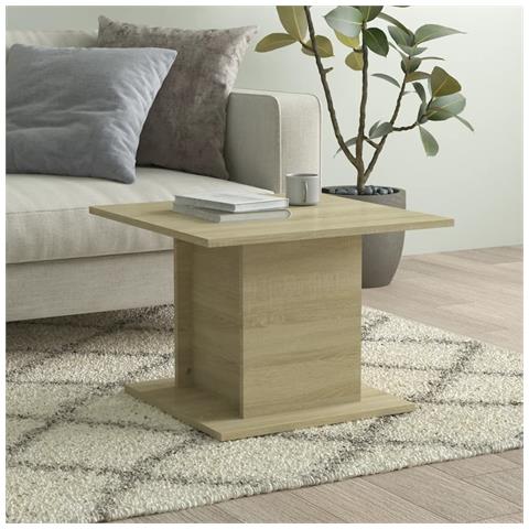 Lusso Casadino -  Tavolino Da Salotto Rovere Sonoma 55,5x55,5x40 Cm In Truciolato - Foto 7