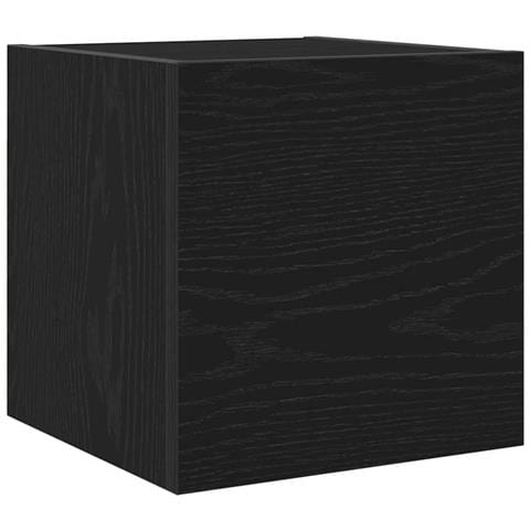 Mobile TV da muro  in Nero Rovere 30,5x30x30 cm - Foto 1
