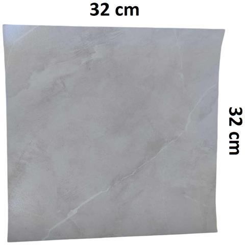 Adesivi Autoadesivi Per Piastrelle Marmo Bianco 30 X 30 Cm 24 Pezzi - Foto 4