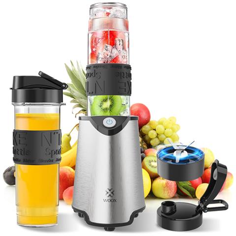 Frullatore Elettrico 500W con Borraccia 570 ml in Acciaio Inossidabile - Foto 1