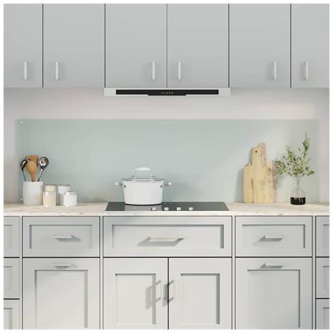 Rivestimento da Cucina 2 pcs Bianco 90 x 50 cm vetro temperato - Foto 2
