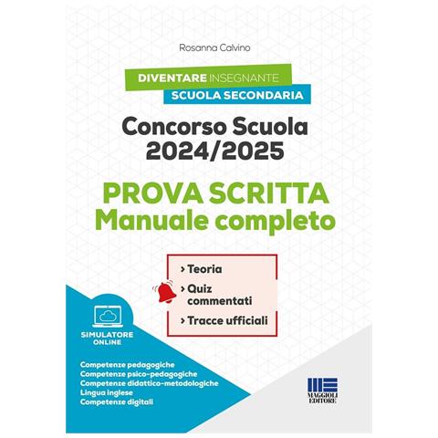Rosanna Calvino - Concorso Scuola PNRR 2. Manuale prova scritta. Conforme al bando di 19.032 posti. Con software di simulazione - Foto 1