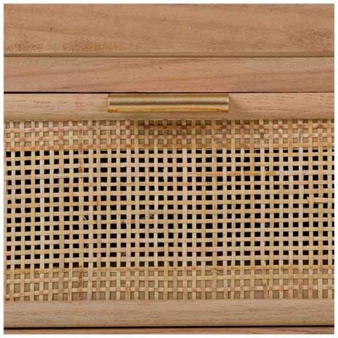 Vetrina In Mdf E Griglia, Marrone, 72x40,5x158,5 Cm - Foto 8
