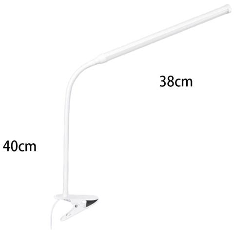 Lampada Da Scrivania Clip-on Led Per Cura Degli Occhi — Spettro Completo, Senza Sfarfallio, Alimentazione Usb, Collo Flessibile 360° (28cm / 38cm / 58cm / 78cm) 38cm - Foto 1