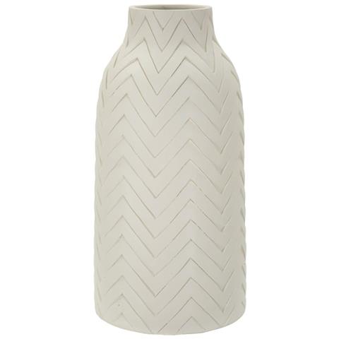 Vaso Winter Alto In Magnesio Color Crema - Foto 1