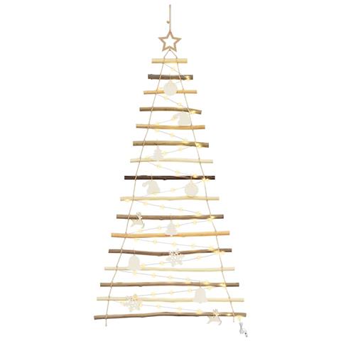 Albero di Natale Naturale 150 cm legno massiccio di frassino - Foto 1