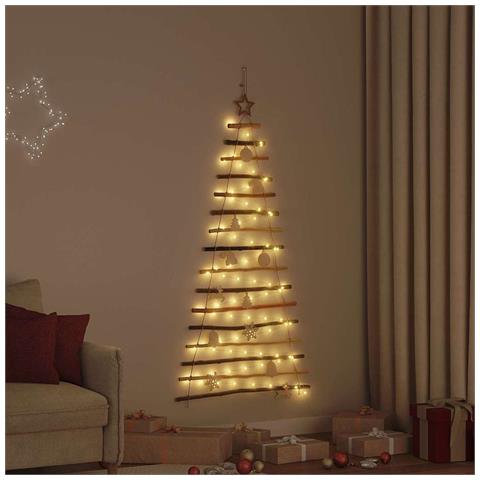 Albero di Natale Naturale 150 cm legno massiccio di frassino - Foto 2