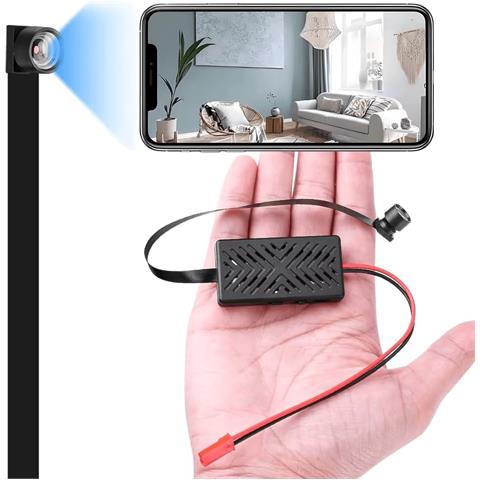 Mini Telecamera Spia Wifi Fai Da Te 1080p, Rilevamento Del Movimento, Visione Remota, Registrazione In Loop, Ideale Per Sicurezza Casa, Ufficio (wifi100) - Foto 1