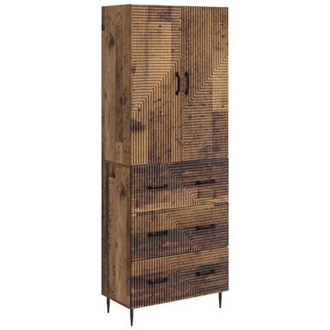 Set di armadi 2 pcs Legno antico 66 x 34,5 x 90 cm - Foto 1