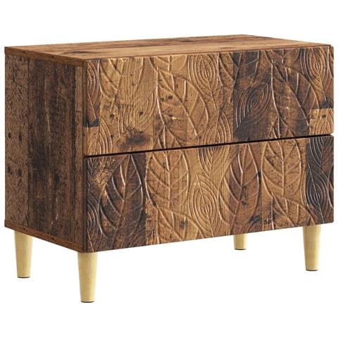 Comodino Legno antico 62 x 34,5 x 48 cm Legno ingegnerizzato - Foto 1