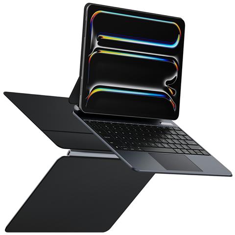 Custodia con Tastiera per Apple iPad Pro 13 - Lega di Alluminio, Pelle - Foto 2