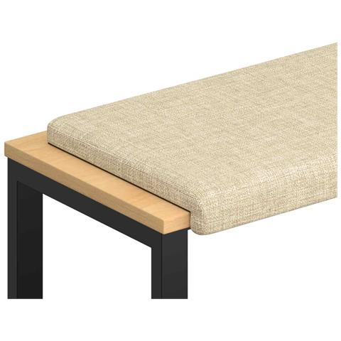 Cuscino per panchina Tessuto Crema Profondità 35 cm - Foto 1