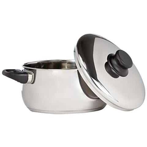 14322 - Casseruola GarInox da 22 cm in acciaio inox con coperchio. - Foto 2