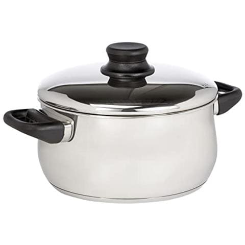 14322 - Casseruola GarInox da 22 cm in acciaio inox con coperchio. - Foto 1