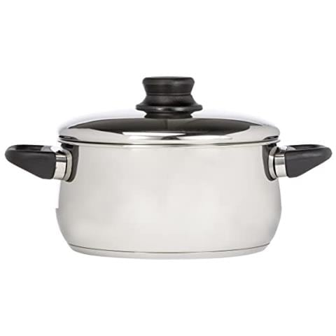 14322 - Casseruola GarInox da 22 cm in acciaio inox con coperchio. - Foto 3