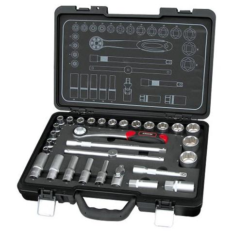 Kit Bussole 30 Pezzi In Cromo Vanadio Con Valigetta - Foto 1