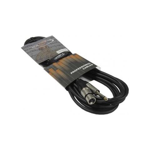 Cavo Audio 3 Metri Microfonico Professionale Cannon Femmina+jack 6,3mm Maschio Art. 176449 - Foto 1