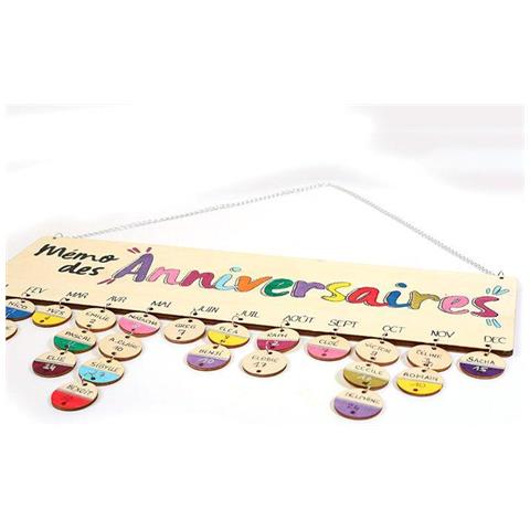 Calendario Degli Anniversari Di Legno - Foto 6