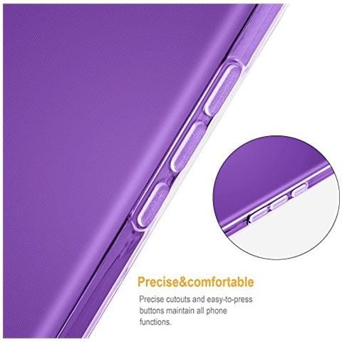 Custodia Compatibile Con Sony Xperia M4 Aqua In Viola Trasparente - Coperchio Protettivo In Silicone Tpu Flessibile - Foto 2