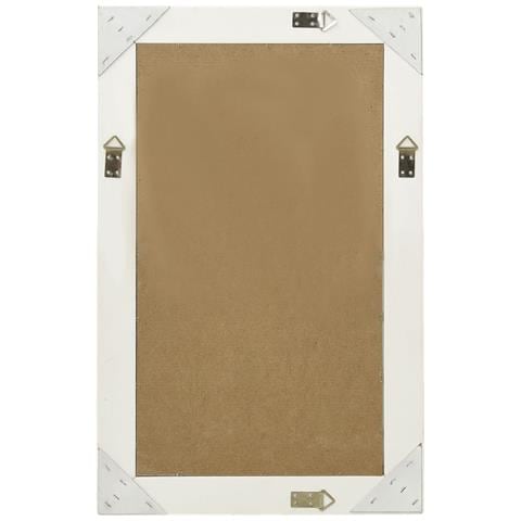 Specchio Da Parete Stile Barocco 50x80 Cm Bianco - Foto 5