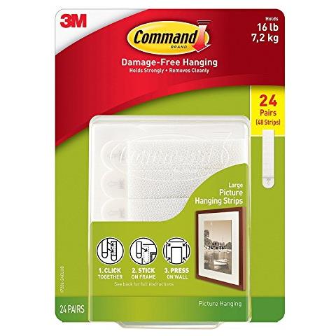 Strisce Per Appendere Cornice E Quadro Comandi Grandi (24 Paia) - Foto 1