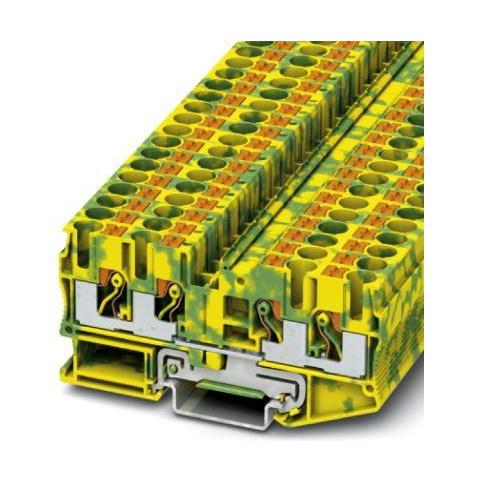 Ground Modular Terminal Block, Connectio Gelb / grn 0.5. . . 6 Mm (pt 6-quattro-pe) - Foto 1