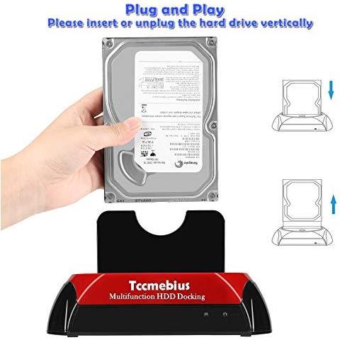 Docking Station Usb 2.0 A Sata Ide 2,5/3,5"" Hard Disk Hdd Ssd Dock Micro Sd Cf - Foto 2