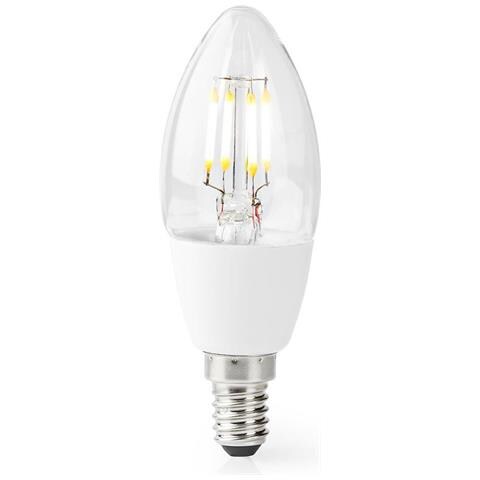 5w 400lm E14 Wi-fi Connected Candela Filamento Lampadina, Trasparente - Foto 6