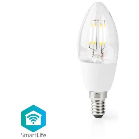 5w 400lm E14 Wi-fi Connected Candela Filamento Lampadina, Trasparente - Foto 1