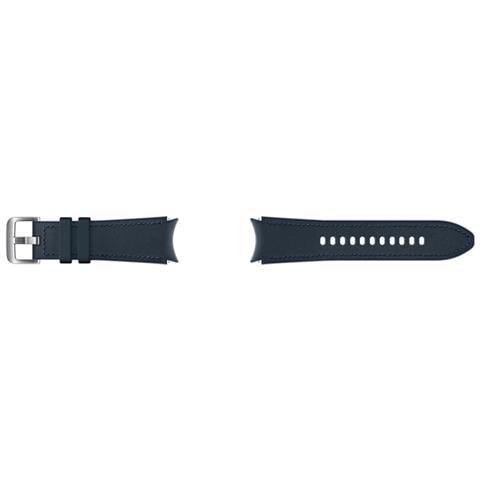 Et-shr88snegeu Cinturino Pelle Per Galaxy Watch 4 Galaxy Watch 4 Classic Taglia S M Blu Navy - Foto 4