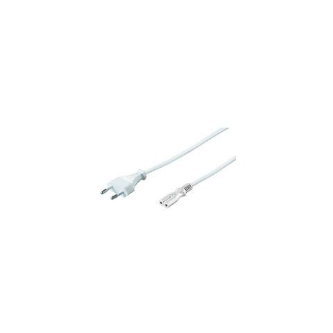 Cavo di Alimentazione di Ricambio per Notebook Bianco 1.5 m PE030715W - Foto 1